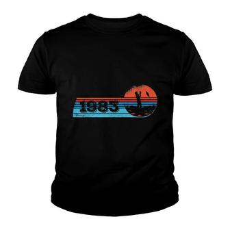 Fishermen Vintage Born 1983 Birthday Flyfishing Fishing Youth T-shirt - Thegiftio UK