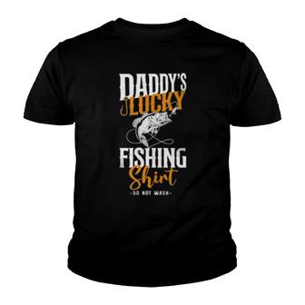 Fishing Dad Father Daddy Youth T-shirt | Mazezy