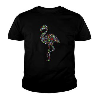 Flamingo Hearts Silhouette Lover Gifts Youth T-shirt | Mazezy