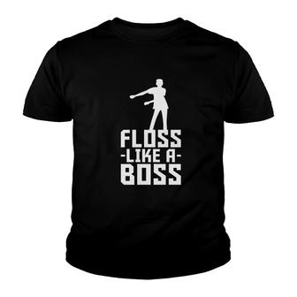 Floss Like A Boss Youth T-shirt | Mazezy