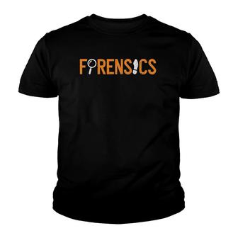 Forensics Csi Crime Scene Investigator Forensic Science Youth T-shirt | Mazezy