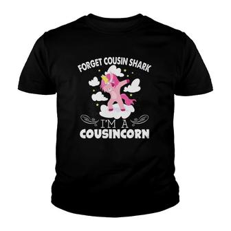 Forget Cousin Shark I'm A Cousincorn Unicorn Mother Day Love Youth T-shirt | Mazezy