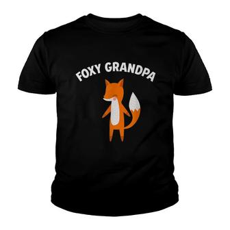 Foxy Grandpa Lovely Fox Youth T-shirt | Mazezy