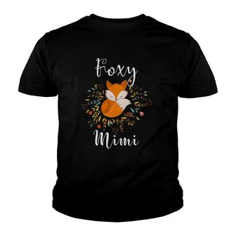 Foxy Mimi Grandmother Red Fox Gift Youth T-shirt | Mazezy