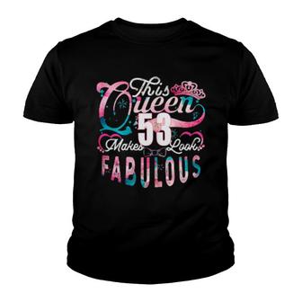 Frauen 53 Geburtstag This Queen Makes 53 Looks Fabulous 1968 Youth T-shirt | Mazezy