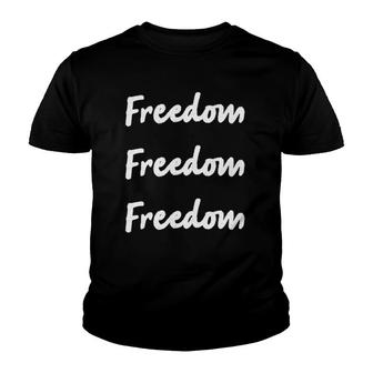 Freedom And Liberty Patriotic Youth T-shirt | Mazezy AU