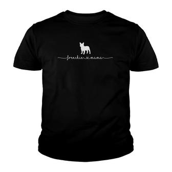 Frenchie Mama French Bulldog Dog Lover Youth T-shirt | Mazezy