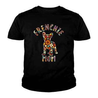 Frenchie Mom Frenchie Mama Funny French Bulldog Owner Youth T-shirt | Mazezy