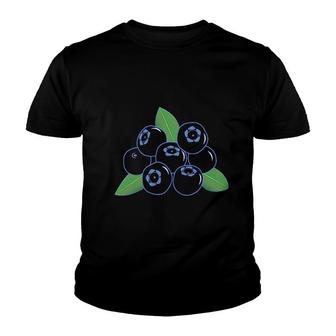 Fruit Blueberry Youth T-shirt | Mazezy