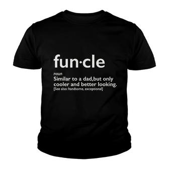 Funcle Gift For Uncle Graphic Sarcastic Youth T-shirt | Mazezy