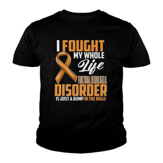 Functional Neurological Disorder Awareness Fnd Related Orange Youth T-shirt - Thegiftio