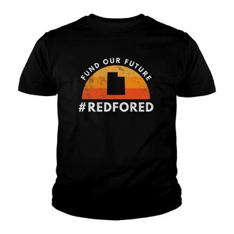 Fund Our Future Utah Red For Ed Teacher Public Education Youth T-shirt | Mazezy