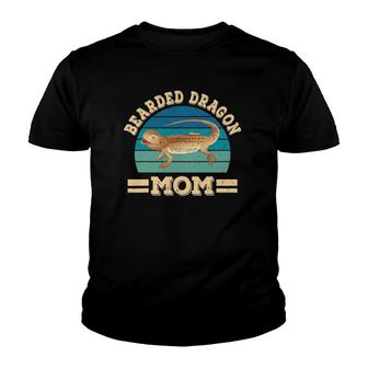Funny Bearded Dragon Mom Lizard Reptile Women Youth T-shirt | Mazezy DE