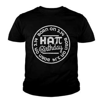 Funny Born On Pi Day Youth T-shirt | Mazezy