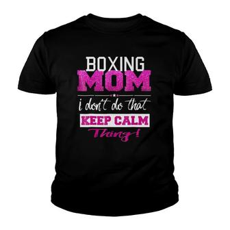 Funny Boxing Mom Best Mother Youth T-shirt | Mazezy