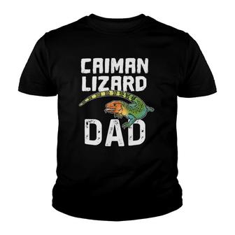 Funny Caiman Lizard Dad Gift Water Tegu Dracaena Reptile Youth T-shirt | Mazezy