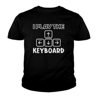 Funny Computer Gamer Gaming Nerd Gamer Youth T-shirt | Mazezy