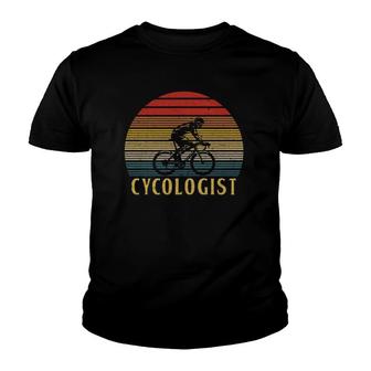 Funny Cycologist Bicycle Bike Rider Cool Gift Vintage Youth T-shirt | Mazezy