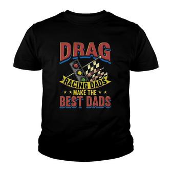 Funny Drag Racing Dad Race Car Design Youth T-shirt | Mazezy