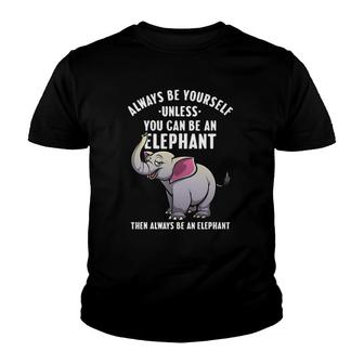 Funny Elephant For Men Women Nature Park Safari Zoo Animal Youth T-shirt | Mazezy