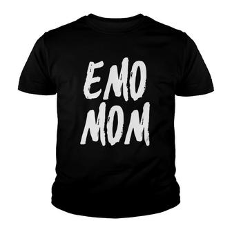 Funny Emo Mom Goth Punk Mother's Day Gift Youth T-shirt | Mazezy
