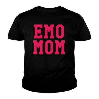 Funny Emo Mom Goth Punk Mother's Day Youth T-shirt | Mazezy