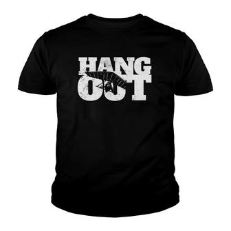 Funny Hang Gliding Hang Out Hang Glider Flying Youth T-shirt | Mazezy
