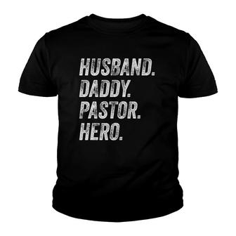 Funny Husband Daddy Pastor Appreciation Gift Preacher Men Youth T-shirt