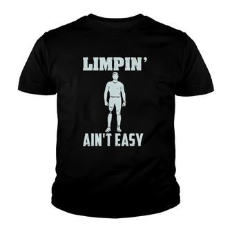 Funny Leg Amputee - Limpin Aint Easy Youth T-shirt - Thegiftio UK