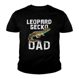 Funny Leopard Gecko Graphic Lizard Lover Reptile Dad Youth T-shirt | Mazezy