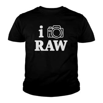 Funny Photography Standard Shoot Rawphotograph Youth T-shirt | Mazezy