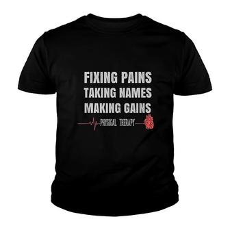 Funny Physical Therapy V2 Youth T-shirt - Thegiftio UK