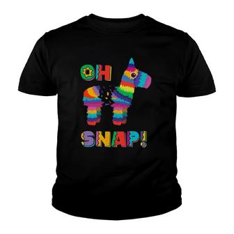 Funny Pinata Oh Snapcinco De Mayo Mexican Party Tee Youth T-shirt | Mazezy