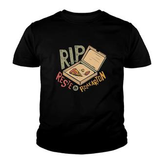 Funny Pizza Rip Reste Im Pizzakarton Youth T-shirt | Mazezy