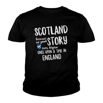 Funny Scottish Heart Tee For Scot Who Loves Scotland Gift Youth T-shirt | Mazezy