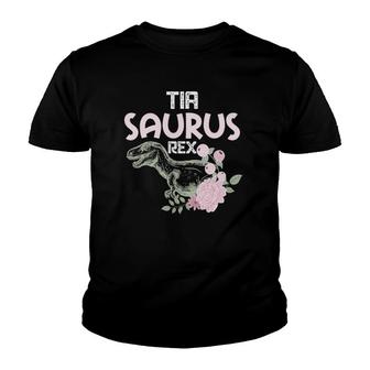 Funny Spanish Mother's Day, Auntie Gift Tee Tia Saurus Rex Youth T-shirt | Mazezy