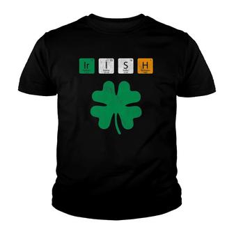 Funny St Patrick's Day Science Irish Chemistry Youth T-shirt | Mazezy