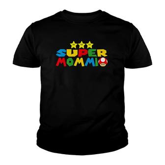 Funny Super Mommio Video Game Lover Mothers Day Youth T-shirt - Thegiftio UK