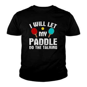 Funny Table Tennis For Men Women Paddle Ping Pong Player Youth T-shirt | Mazezy