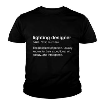 Funny Theater & Stage Lighting Ld Lighting Designer Youth T-shirt | Mazezy