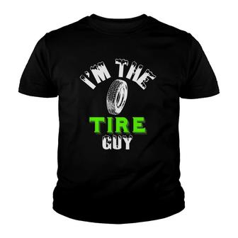 Funny Tire Guy Fix Cars Wheel Nuts Bolts Dad Fun Go Youth T-shirt | Mazezy AU