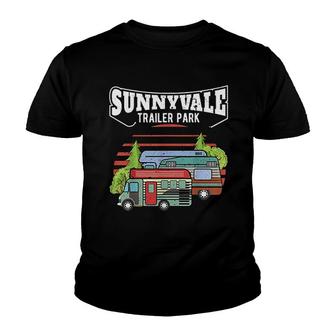 Funny Trailer Park Sunnyvale Lovers Youth T-shirt | Mazezy