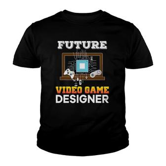 Future Video Game Designer Controller Gamer Console Youth T-shirt | Mazezy DE