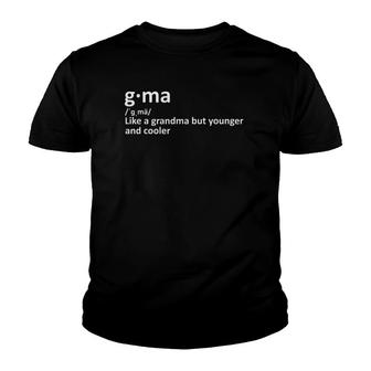 G-Ma Definition Grandma Grandmother Grandchild New Baby Youth T-shirt | Mazezy