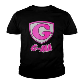 G-Ma Superhero - Mother's Day Super Gift Tee Youth T-shirt | Mazezy