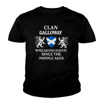 Galloway Scottish Family Clan Scotland Name Youth T-shirt - Thegiftio UK