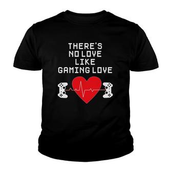 Gaming Couple Gamer Couple Valentine's Day Gift Youth T-shirt | Mazezy