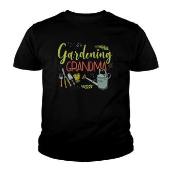 Gardening Grandma - Gardener Plant Grower Garden Youth T-shirt | Mazezy