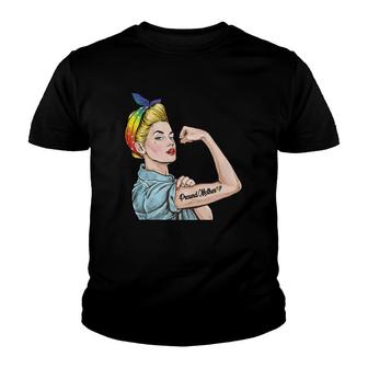 Gay Proud Mom Youth T-shirt | Mazezy