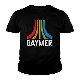 Gaymer Lgbtq Video Game Player Tank Top Youth T-shirt | Mazezy